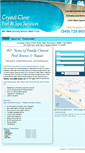 Mobile Screenshot of crystal-clear-pool-spa.com